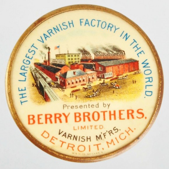 Berry Brothers Pocket Mirror | Detroit, Michigan