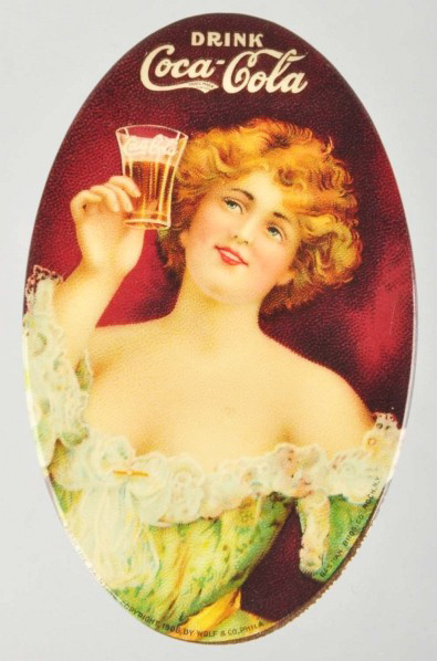 Coca-Cola Frilly Dress Pocket Mirror Coca-Cola Frilly Dress Pocket Mirror