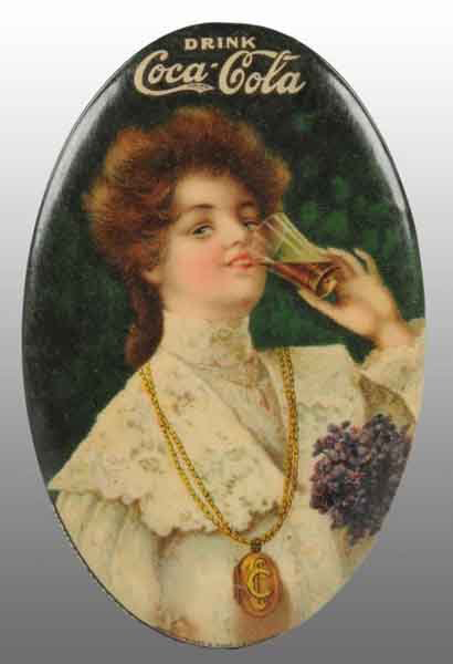 Coca-Cola Necklace Pocket Mirror Coca-Cola Necklace Pocket Mirror