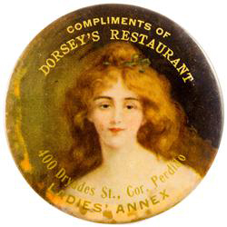 Dorsey’s Restaurant Pocket Mirror