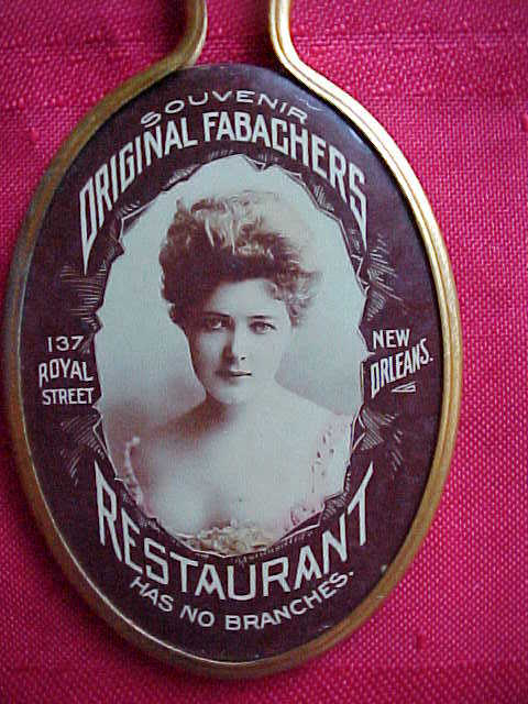 Fabachers Restaurant Pocket Mirror | New Orleans, Louisiana