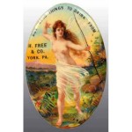 H. Free & Co. Pocket Mirror | York, Pennsylvania