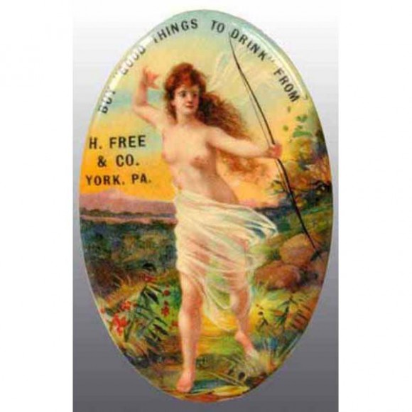 H. Free & Co. Pocket Mirror | York, Pennsylvania H. Free & Co. Pocket Mirror | York, Pennsylvania