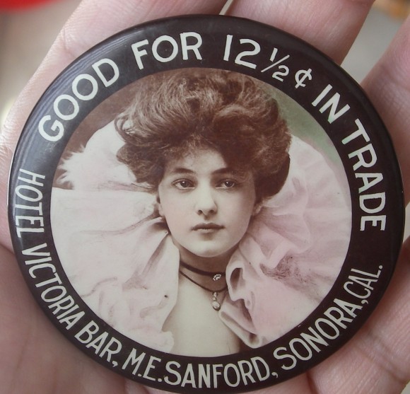 Hotel Victoria Bar Pocket Mirror | Sonora, California Hotel Victoria Bar Pocket Mirror | Sonora, California