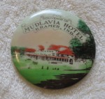 Mudlavia Hotel Pocket Mirror | Kramer, Indiana