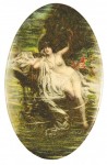 Nude In A Stream Pocket Mirror