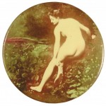 Nude In The Woods Pocket Mirror