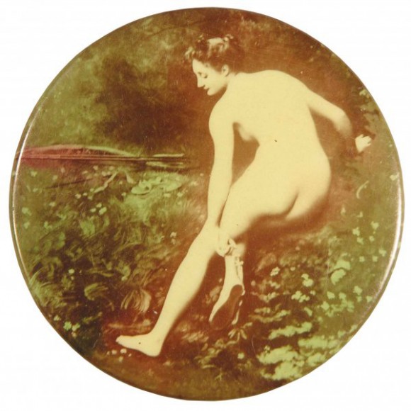 Nude In The Woods Pocket Mirror Nude In The Woods Pocket Mirror