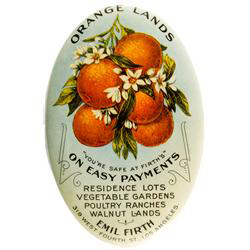 Orange Lands Pocket Mirror | Los Angeles, California