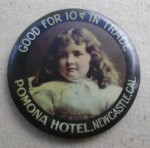 Pomona Hotel Pocket Mirror | Newcastle, California