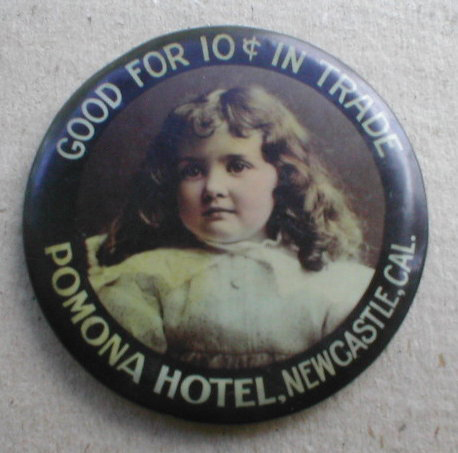 Pomona Hotel Pocket Mirror | Newcastle, California