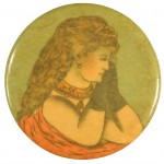 Praying Woman Pocket Mirror