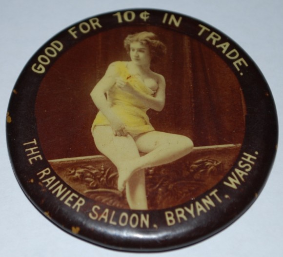 Rainier Saloon Pocket Mirror | Bryant, Washington Rainier Saloon Pocket Mirror | Bryant, Washington