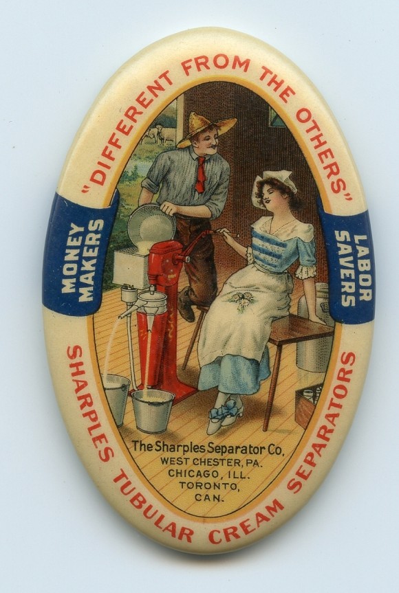 Sharples Separator Pocket Mirror | West Chester, Pennsylvania