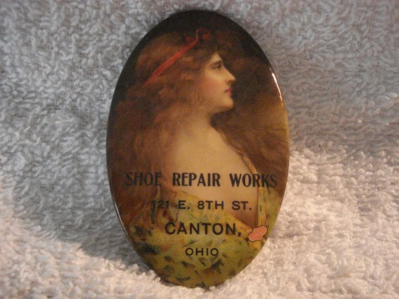 Shoe Repair Pocket Mirror | Canton, Ohio